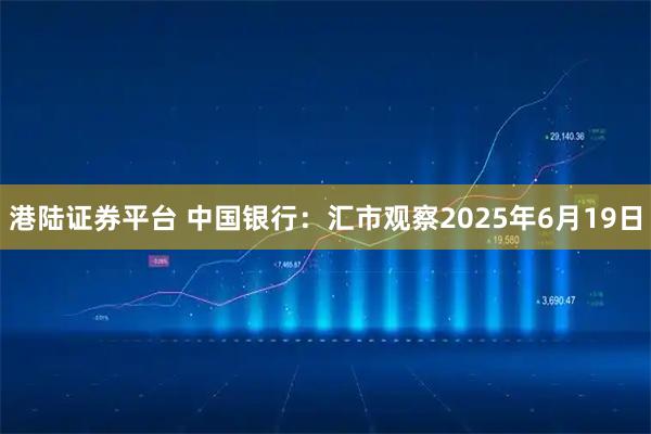 港陆证券平台 中国银行：汇市观察2025年6月19日