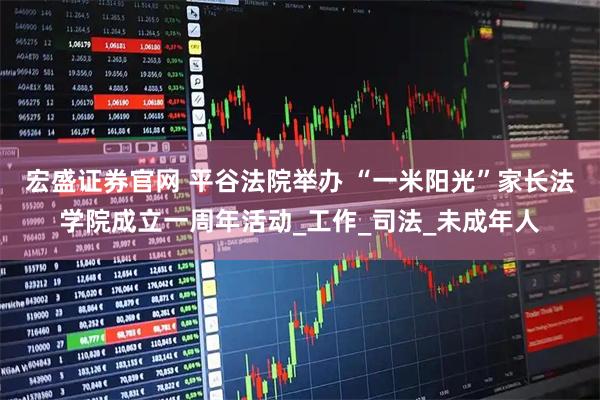 宏盛证券官网 平谷法院举办 “一米阳光”家长法学院成立一周年活动_工作_司法_未成年人