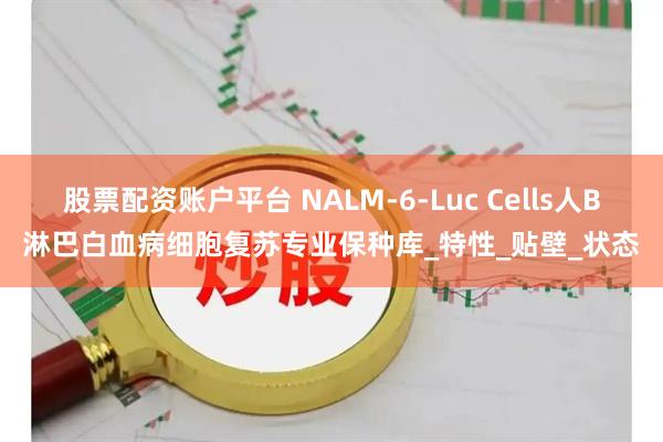 股票配资账户平台 NALM-6-Luc Cells人B淋巴白血病细胞复苏专业保种库_特性_贴壁_状态